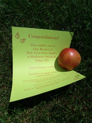 picture of orchard gift certificate
